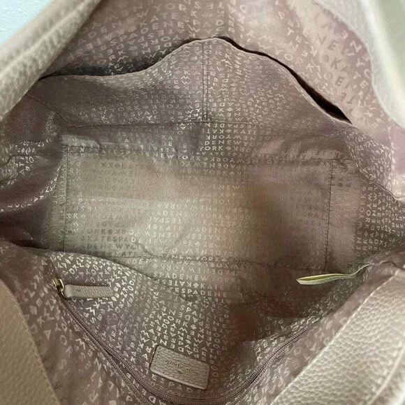 Kate Spade New York Pumice & Cement Michaela Chester Street Leather Shoulder - Picture 14 of 16